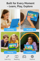10.1" Kids Tablet Android 14 | 64GB Octa-Core 8GB RAM | Shockproof Case & Parental Control | 12H Fast Charge | HD Display w/Google Kids Space & Educational Apps | WiFi 6/Bluetooth/GPS | Ages 3-12 by TinyTreasures Baby Boutique