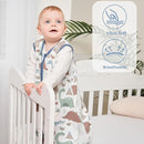 Yoofoss Baby Sleep Sack 12-18 Months Baby Wearable Blanket 100% Organic Cotton 2-Way Zipper TOG 0.5 Toddler Sleeping Sack Lightweight Sleep Sacks for Babies(Large) by TinyTreasures Baby Boutique
