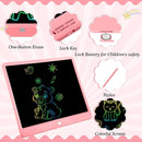 Decute Kids Toys LCD Writing Tablet with Stylus, 15 Inch Erasable Toddlers Doodle Board, Reusable Drawing Pad for Kids, Educational Christmas Birthday Gift for 3 4 5 6 7 8 Girls Boys Toddler Pink by TinyTreasures Baby Boutique