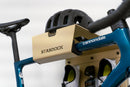 Wall Bike Rack | Bike Storage Wall Mount System | For Race Bicycles (New Gold) and Mountain Bikes | Bike Shelf | Indoor bike wall bracket | Store your helmet and shoes | Home and Garage by GreenHaven Gardens