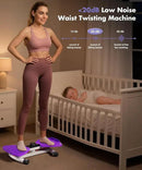 Waist Twisting Machine Fitness Tool, Ab Twister Board with the Smart LED Digital Monitor, 300LBS Capacity & 20dB Ultra-Quiet, Anti-Slip Home Gym Workout Equipment for Women Belly Fat by CozyNest Decor