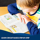 STEM Electric Circuit Kit for Kids Ages 8-12, Electrical Circuits Science Project Light Bulb Experiment, Educational STEAM Kits Electricity Toys Boys Girls Electronic Activities 6 7 8 9 10 12 Year Old by TinyTreasures Baby Boutique