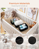 KALLAX Small Woven Basket, 12 x 8 x 4.5 Inches, Storage Basket for Organizing, Cute Small Rope Shelf Closet Cube Storage Bins Baskets for Shelves, Dog Toy Gift Baskets Empty, 3 Packs, Black by TinyTreasures Baby Boutique