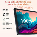 Tablet,10.1" Android Tablet with Octa-core Processor 24GB RAM 128GB ROM HD IPS Touchscreen 8H Battery, Wi-Fi 6, BT 5.0, Dual Camera, Android 15 Tablets 2025 by TinyTreasures Baby Boutique