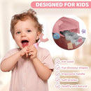 U-Shaped Toothbrush for Kids Ages 2-7，Soft Food-Grade Silicone for Sensitive Gums，360° Teeth Cleaning Design，Training & Travel-Friendly Toddler's Toothbrush (Pink) by TinyTreasures Baby Boutique