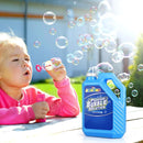 Bubble Solution Refill 70 OZ | Pre-Mix Premium Bubble Refill Solution No Measuring Required | Bubbles for Kids | Bubbles Refills | Bubbles Bulk | Bubble Machine Solution | Kids Easy Grip Bottle by TinyTreasures Baby Boutique