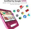Kids Tablet 8GB+64GB, 10 Inch Android 14 Tablet for Kids 6000mAh with Case, WiFi 6, Bth 5.2, Dual Camera, GPS Pre-Installed Parental Controls, Kids Space & Family Link Great Gift for Toddler Children by TinyTreasures Baby Boutique