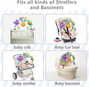 Musical Baby Stroller Arch, Travel Car Seat Toys, Baby Play Arch Crib Accessory, Mobile for Bassinet, Pram Activity Arch Bar for Babies Infants by TinyTreasures Baby Boutique