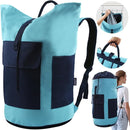 Laundry Bag Backpack, 125L Extra Large Travel Laundry Bags with Shoulder Straps, Adjustable & Extendable Design, Laundry Hamper Bag with 3 Pockets for Laundromat, College, Travel, Camping by TinyTreasures Baby Boutique