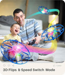 SYMA Kids Drone with 7-Color LED Light Modes, X660 Indoor Drone with Full Propeller Guard Headless Mode Rotary Ascent, Lightweight Easy to Fly Remote Control Airplane Gift for Adults Boys and Girls by TinyTreasures Baby Boutique