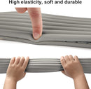 Baby Proofing Edge Corner Protector, 16.4 ft Edge Guards Padding with 3M Adhesive, Extra-Wide Soft Rubber Foam Padding, Furniture,Sharp Edge Safety Corner Edge Bumper Guard-Gray by TinyTreasures Baby Boutique
