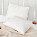 TILLYOU Toddler Pillowcase 2 Pack with Envelope Closure,13" x 18" Silky Soft Microfiber Travel Kids Pillow Cases for Boys and Girls,Pure White by TinyTreasures Baby Boutique