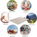 Beach Blanket Extra Large Picnic Blanket Sand Free Waterproof Outdoor Indoor Blanket Lightweight Easy Fold Handy Mat Portable Beach Mat for Camping Hiking Travel Park Grass by TinyTreasures Baby Boutique