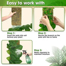 DUSPRO 59’’ Flat Mesh Moss Poles for Climbing Plants Monstera Flat Stacks for Tall Plant with Real Moss Moss Pole for Indoor Plants Plant Stick Support Tall Indoor Plants Support Stakes (1pc., 59'') by GreenHaven Gardens