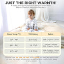Mama Cheetah Baby Sleep Sack with Sleeves, 0.5 TOG Organic Cotton Wearable Blanket and Two-Way Zipper, Swaddle Transition Long Sleeve Sleeping Bag for Newborn Infant Toddler, 18-24 Months by TinyTreasures Baby Boutique