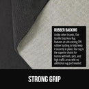 GORILLA GRIP Ultra Soft Washable Area Rug, Stain and Slip Resistant Plush Thick Carpet for Bedroom Living Room, No Shed Floor Rugs, Pet Friendly, Dorm Essentials, Kid Nursery Home Decor, 2x3 Dark Gray by TinyTreasures Baby Boutique