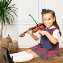16 Inch Violin Toy for Kids, 4 Strings Violin Toys Musical Instruments for Children,Multifunctional Portable Electronic Instrument by TinyTreasures Baby Boutique