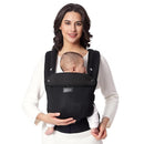 Momcozy Breathable Mesh Baby Carrier, Ergonomic and Lightweight Infant Carrier for 3-24 Months with Enhanced Lumbar Support, All Day Comfort for Hands-Free Parenting, Air Mesh-Black by TinyTreasures Baby Boutique