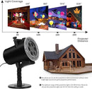 Holiday Projector Light, Syslux Halloween Christmas Projector Lights 16 HD Slides LED Waterproof Light Outdoor Indoor Light with Remote Control for Party Garden Halloween Xmas Holiday Landscape Decor by GreenHaven Gardens