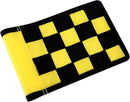 Golf Flag, Solid Nylon and Checkered Training Putting Green Flags, Indoor Outdoor Backyard Garden Portable Target Flags, 8.7inch*6inch (Yellow-Black) by GreenHaven Gardens