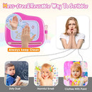 Smasiagon Magnetic Drawing Board for Toddlers: Erasable Doodle Board for Home, Travel & Preschool | Fun & Educational Toy for Baby Girls Boys(Ages 1-3) (Rose) by TinyTreasures Baby Boutique