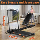 7.8MPH Incline Treadmill for Home, Walking Pad with Handle Bar, Under Desk Compact Treadmill with 350 Lbs Capacity, LED Display & APP, Remote Control, 3.0HP by CozyNest Decor