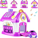 Marstone Montessori Toddler Toys for 1 Year Old Girl Gifts: 8 in 1 Multi-Functional Learning Baby Musical House for 1 2 3 Yr Old Girl and Boy Birthday Gifts, Educational Baby Toys 6-12, 12-18 Months by TinyTreasures Baby Boutique