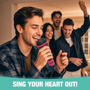 Mic misheard Music Trivia Card Game, Karaoke Party Game for 2-10 Players, Music Card Games with 250 Lyrics (125 Cards) for Family and Adult Christmas & Birthday Gifts by TinyTreasures Baby Boutique