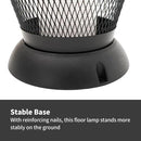 Patio Solar Light Flickering Flame Solar Lamps Hollow Out Waterproof Outdoor Lantern Metal Decorative Lights for Deck Porch Yard by CozyNest Decor