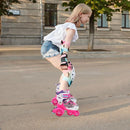 Sowume Adjustable Roller Skates for Girls and Women, All 8 Wheels of Girl's Skates Shine, Safe and Fun Illuminating for Kids by TinyTreasures Baby Boutique