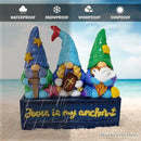 Spring & Summer-Themed Garden Statues – Adorable Outdoor Decor for Lawn, Patio & Porch (Nautical Themed Religious Gnome Figurine, Jesus is My Anchor 6" Beach House Statue) by GreenHaven Gardens