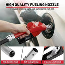 Fuel Hose Reel, 1" x 33' Retractable Diesel Fuel Heavy-duty Steel Construction with Refueling Nozzle, 300 PSI Diesel Reel Used for Aircraft Ship Vehicle Tanker Truck by GreenHaven Gardens