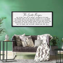 Our Father Prayer Bible Verse Framed Wall Art, 40''×15'' Black Horizontal Religious Christian Lords Prayer Sign for God Jesus Christ Prayer, Rustic Holy Inspirational Catholic Scripture Decor by CozyNest Decor