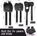 Kids Bike Helmet Set Adjustable Helmet for Ages 3-15 Kids Toddler Boys Girls Youth, Multi-Sport Bicycle Skateboarding Football Rollerskating Scooter Rollerblade Balance Bike Helmets by TinyTreasures Baby Boutique