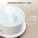 ASAKUKI Essential Oil Diffuser for Home, 500ml Aromatherapy Fragrant Oil Humidifier Vaporizer, 7-Color Light and Auto-Off Safety Switch Reddish-Brown by TinyTreasures Baby Boutique