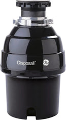 GE Disposall Continuous Feed 3/4 Horsepower Motor Garbage Disposer, Good for Grinding: Vegetable Peels & Small Bones, Easy Install Kit, Non-Corded, Recommended for 2-4 Person Homes, GFC720N by CozyNest Decor