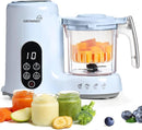 GROWNSY Baby Food Maker with Steam Basket, One Step Baby Food Processor Steamer Puree Blender Grinder Mills Machine, Auto Cooking Grinding and Sterili-zing for Healthy Homemade Baby Food, Blue by TinyTreasures Baby Boutique