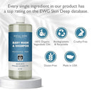 SoCal Suds & Company - 2-in-1 Organic Foaming Baby Wash Castile Soap & Shampoo Refill - Gentle Body Soap for Sensitive Gentle Bath -Nourishing Soothing Ingredients -Newborn Baby - Fragrance Free, 32oz by TinyTreasures Baby Boutique