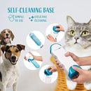 Lint Brush and Pet Hair Remover for Laundry, Clothes, Couches, Car Seats, Furniture and Fabric. Reusable Dog and Cat Fur Wizard Hair Removal Brush. ALLISTAR (Sky Blue) by CozyNest Decor