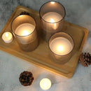 LED Flickering Candles with Remote Timer,Glass Flamless Pillar Candles Real Wax with 3D Wick Realistic,Warmth Decoration for Wedding Home Festival (Grey) by GreenHaven Gardens