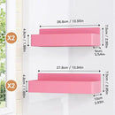 Magnetic Spice Rack for Refrigerator, Kitchen Organizer and Storage Shelf, Pink(4 Pack) by CozyNest Decor