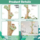 3D Cartoon Height Chart for Kids, DIY Growth Stickers, Removable Height Wall Chart for Kids Nursery, Bedroom, Bathroom by CozyNest Decor