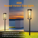 Solar Pathway Lights Outdoor: 8 Pack Upgraded Solar Lights Outdoor Waterproof - Up to 15 Hrs Bright Modern Path Light for Garden Yard Patio Driveway Walkway Sidewalk Landscape Lighting Outside Decor by CozyNest Decor