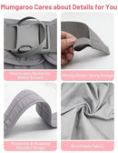 Baby Sling Carrier, Pure Cotton, Ergonomically Adjustable Baby Carrier Newborn to Toddler, Easy to Use, Portable, Ideal for 0-36 Months, Up to 33 lbs (Grey) by TinyTreasures Baby Boutique