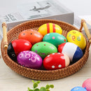 POPLAY 12PCS Wooden Percussion Musical Eggs Maracas Egg Shakers for Party Favors Classroom Prize Supplies Musical Instrument by TinyTreasures Baby Boutique