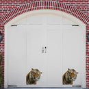 Gentle Tiger Wall Stickers & Decals - Peel & Stick, Removable Funny Tiger Window Stickers for Farmhouse Bedroom, Living Room & Shop Windows by CozyNest Decor