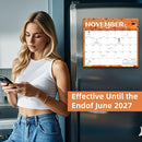 2026 Magnetic Fridge Calendar 18 Monthly Magnetic Calendar for Refrigerator 2026 Wall Calendar Planner Runs from January 2026 Until June 2027 Easy Organizing Markers Tearable (Festive) by TinyTreasures Baby Boutique