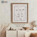 VCK 16x20 Picture Frames for Wall 3 Pack, Brown Walnut Wood Poster Frame, Exclusive Wood Grain, Wall Mounting Hanging by CozyNest Decor