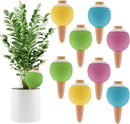 Kalolary 8Pcs Plant Watering Globes, Large Terracotta Automatic Watering Stake Devices with Wooden Stopper for Pots, Planters, Indoor, Outdoor by GreenHaven Gardens