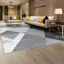 HOMFINE Washable Modern Area Rug - Geometric Style 9x12 Rugs for Living Room, Bedroom, Machine Washable Rug Soft Non Slip Non Shedding Area Rug - Grey, 9'x12' by TinyTreasures Baby Boutique